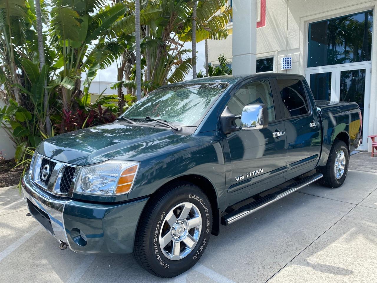 2007 Nissan Titan LE 1 OWNER LOW MILES 39,670 CREW CAB Pompano Beach FL