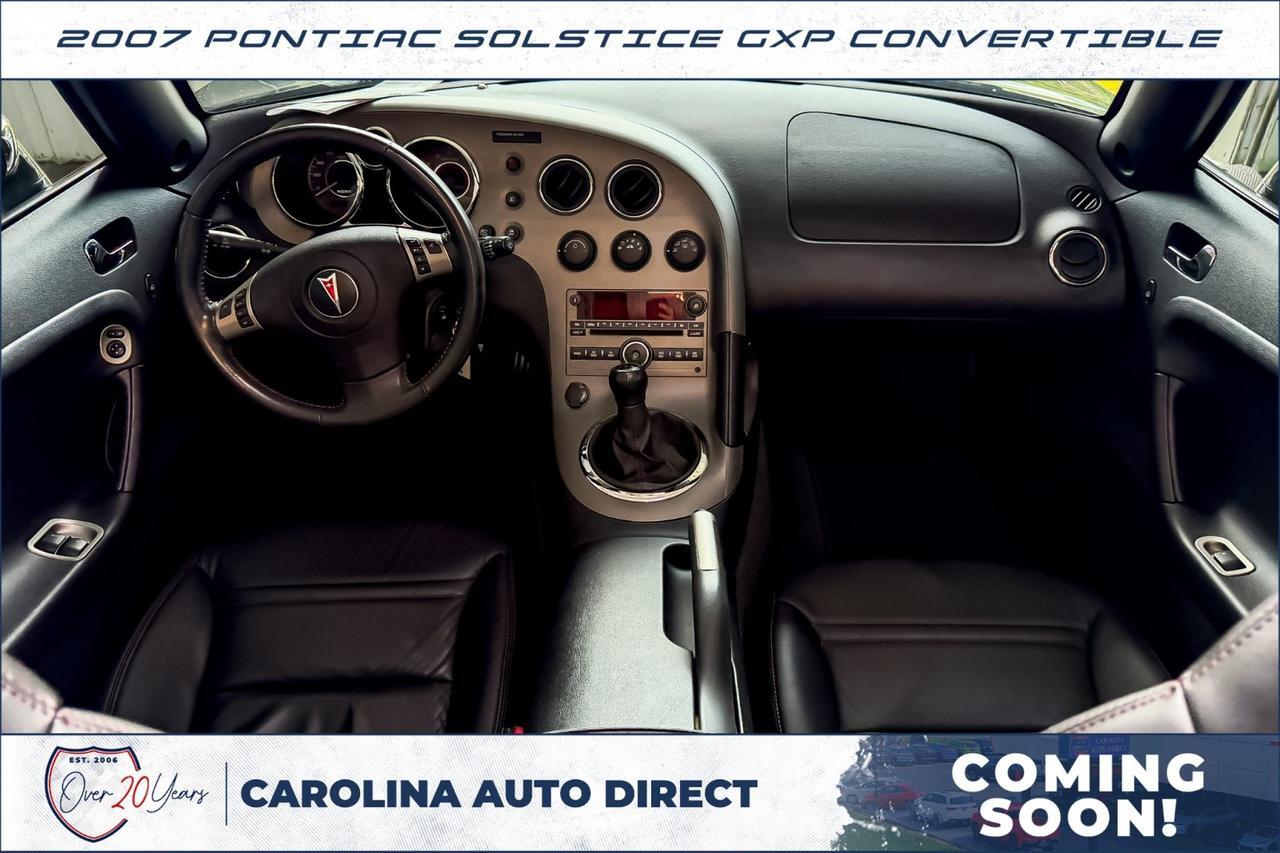 2007 Pontiac Solstice GXP Convertible / Premium Package / Coming Soon! Lincolnton NC