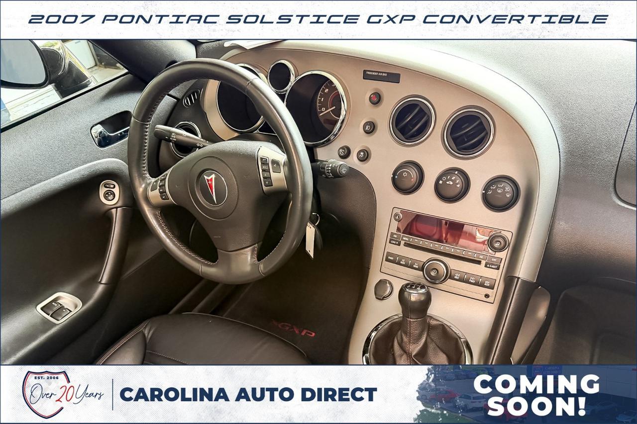 2007 Pontiac Solstice GXP Convertible / Premium Package / Coming Soon! Lincolnton NC