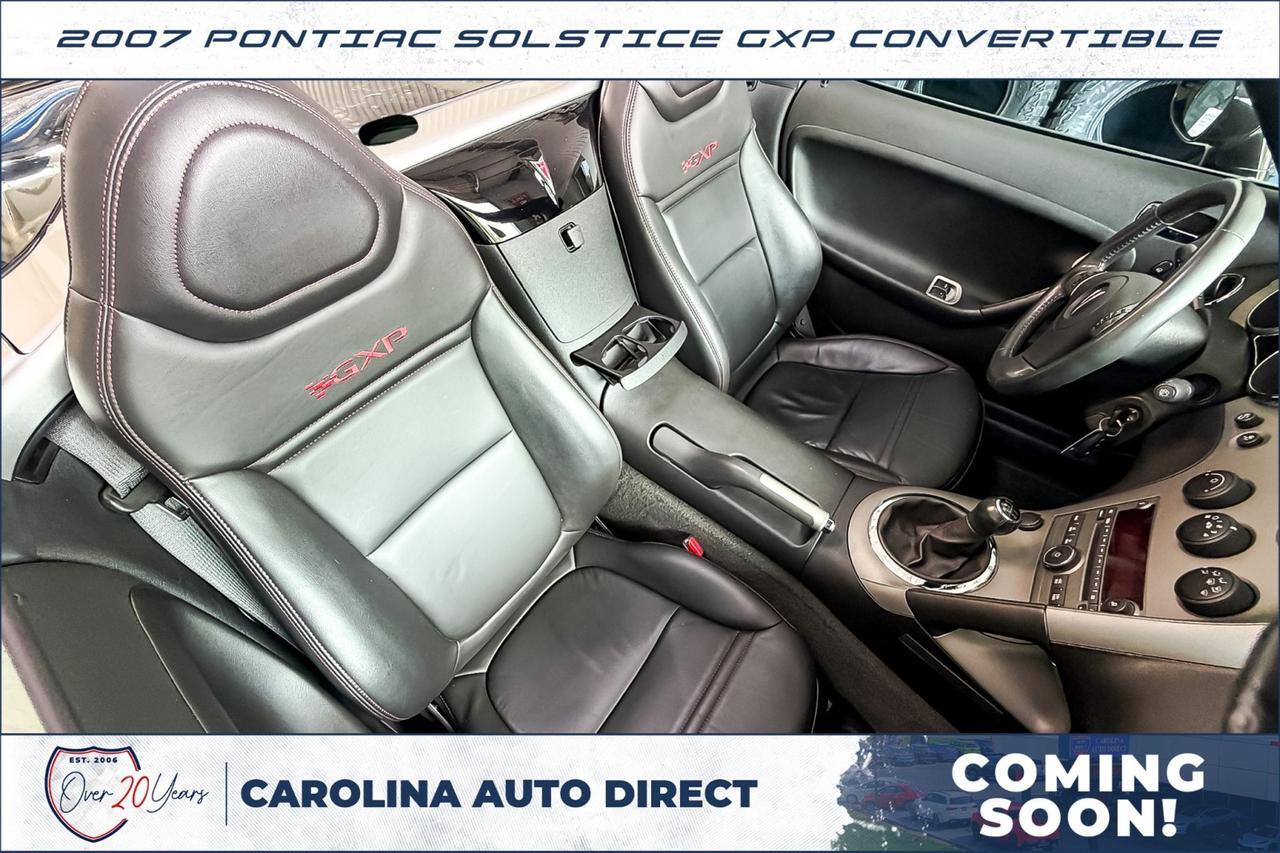 2007 Pontiac Solstice GXP Convertible / Premium Package / Coming Soon! Lincolnton NC