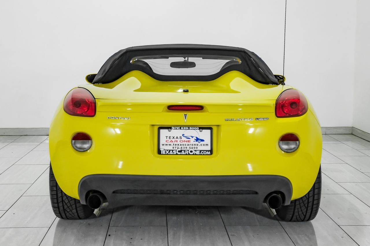 2007 Pontiac Solstice GXP LEATHER SEATS LEATHER STEERING WHEEL CRUISE CONTROL ALLOY WHEELS Carrollton TX