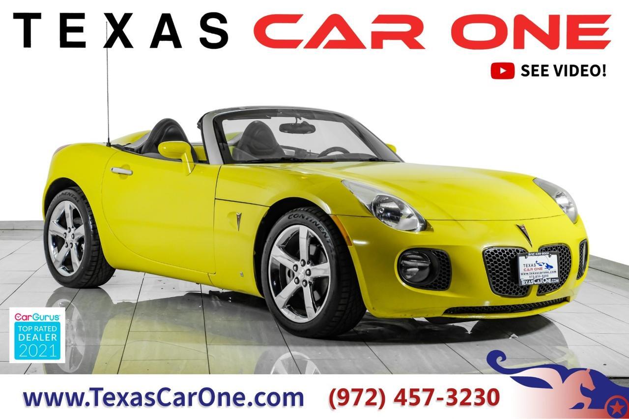 2007 Pontiac Solstice GXP LEATHER SEATS LEATHER STEERING WHEEL CRUISE CONTROL ALLOY WHEELS