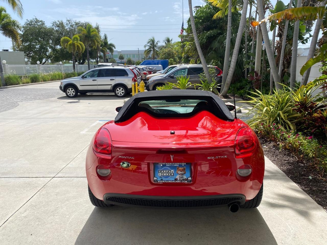 2007 Pontiac Solstice LOW MILES 38,147 5SPD AC Pompano Beach FL