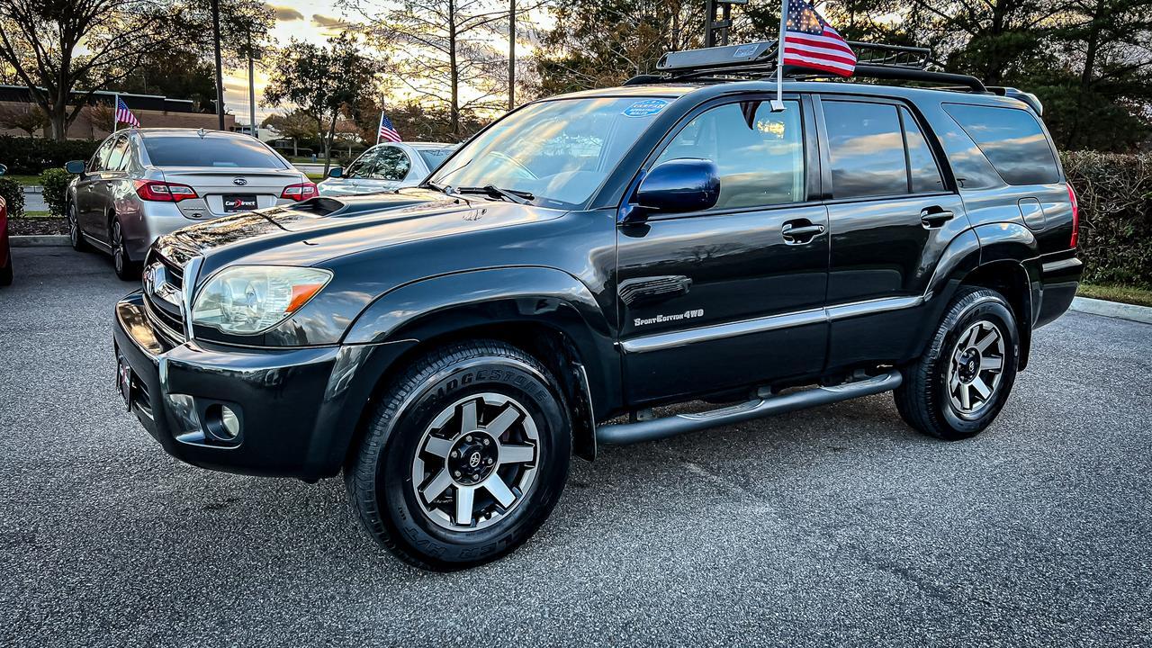 2007 TOYOTA 4RUNNER SR5 SPORT, SUNROOF, TOW PACKAGE, RUNNING BOARDS