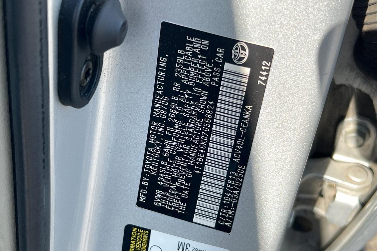 2007 Toyota Camry CE Roseville CA