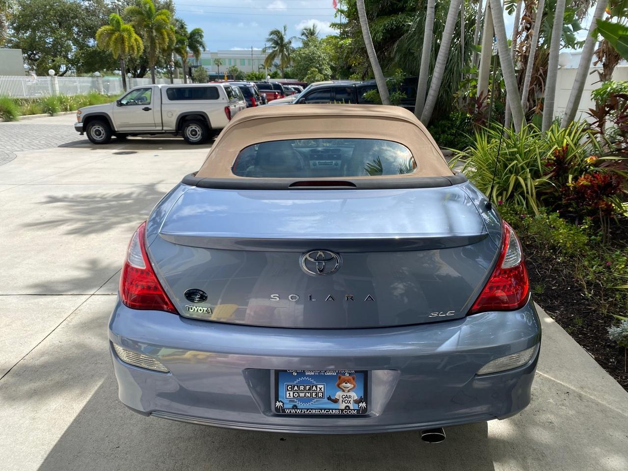 2007 Toyota Camry Solara SLE LOW MILES 39,944 1 OWNER Pompano Beach FL