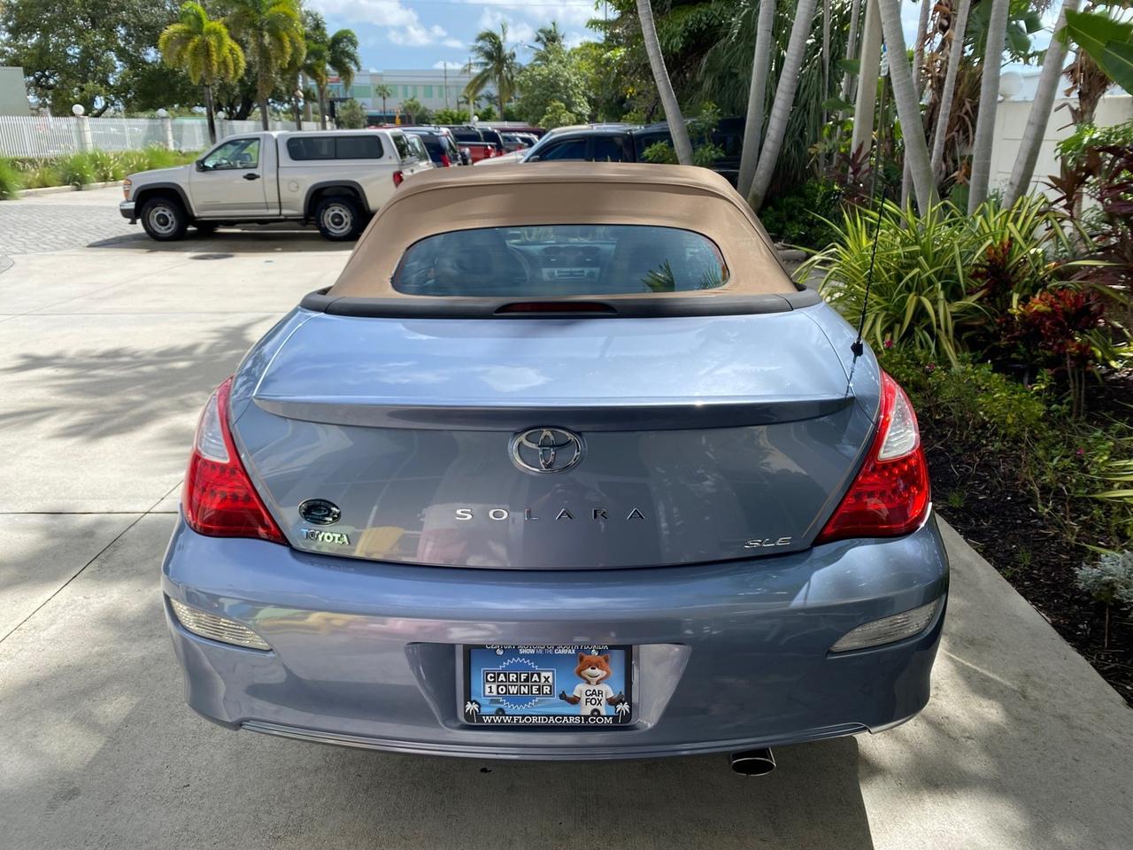2007 Toyota Camry Solara SLE LOW MILES 39,944 1 OWNER Pompano Beach FL
