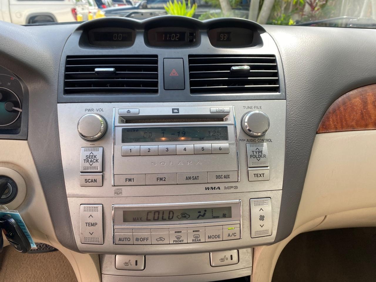 2007 Toyota Camry Solara SLE LOW MILES 39,944 1 OWNER Pompano Beach FL