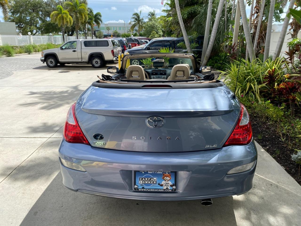 2007 Toyota Camry Solara SLE LOW MILES 39,944 1 OWNER Pompano Beach FL