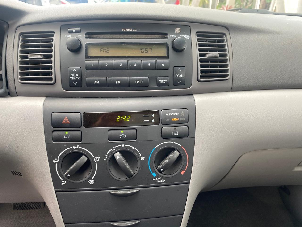 2007 Toyota Corolla LOADED LOW MILES 11,867 1 OWNER Pompano Beach FL