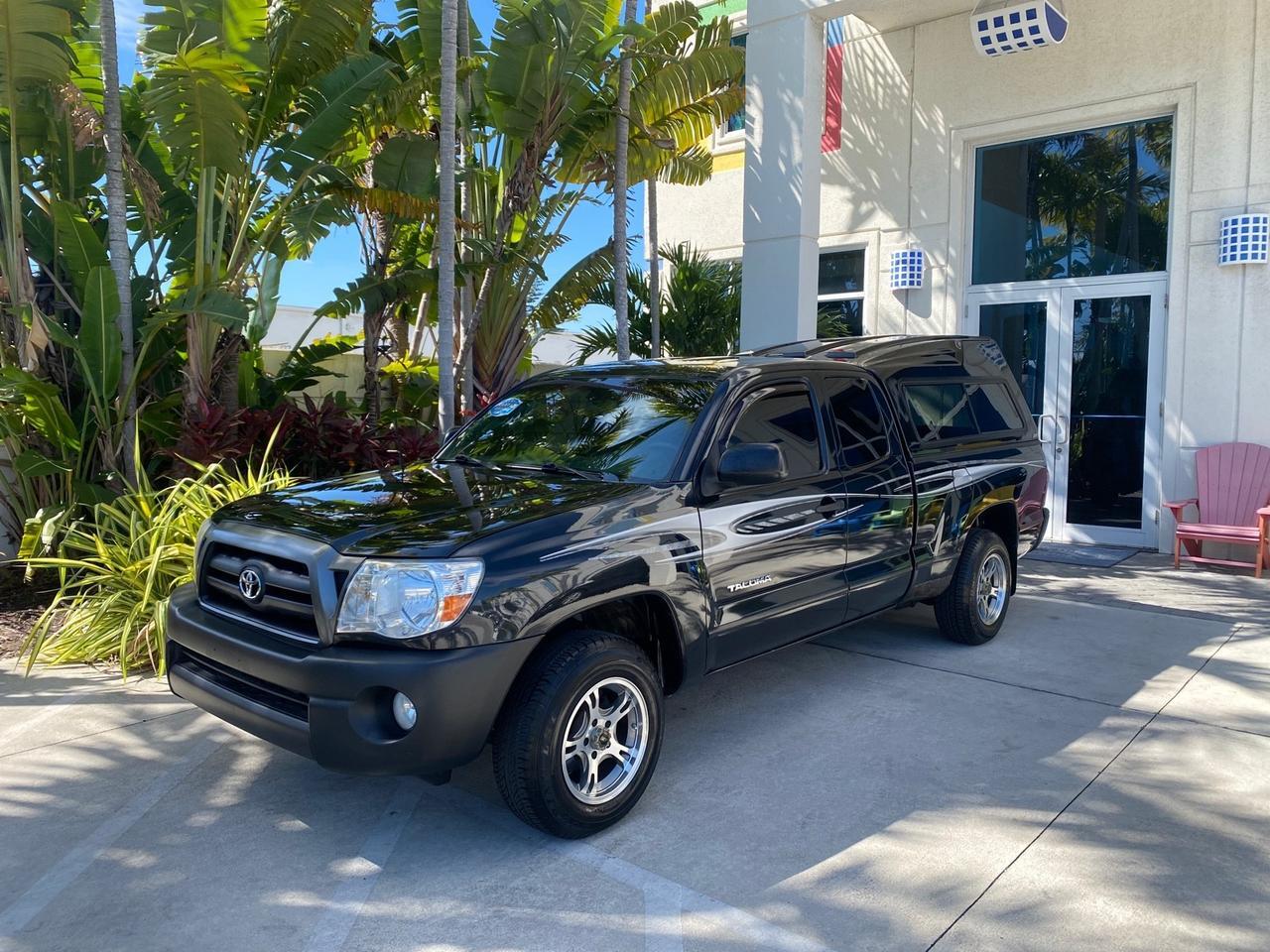 2007 Toyota Tacoma 4 DR CAMPER TOP LOW MILES 52,954 Pompano Beach FL