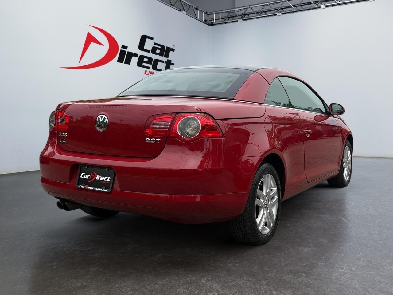 2007 Volkswagen Eos, MANUAL TRANSMISSION, HARD TOP CONVERTIBLE, SUNROOF, TLINK5 AFTER MARKET RADIO WITH APPS, APPLE CARPLAY/ANDROID AUTO, GOOGLE MAPS/NAVIGATION, APPLE WEATHER, YOUTUBE APP, BLUETOOTH, POWER HEATED MIRRORS, ONLY 96K MILES, CLEAN CARFAX, CRUISE DOWN T 2.0T, MANUAL TRANSMISSION, HARD TOP CONVERTIBLE, SUNROOF, TLINK5 AFTER MARKET RADIO WITH APPS, APPLE CARPLAY/ANDROID AUTO, GOOGLE MAPS/NAVIGATION, APPLE WEATHER, YOUTUBE APP, POWER HEATED MIRRORS, ONLY 96K MILES, CLEAN CARFAX, CRUISE DOWN THE ROAD!