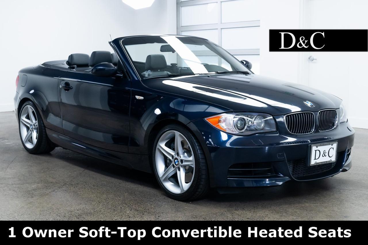 2008 BMW 1 Series 135i 1 Owner Soft-Top Convertible Heated Seats Portland OR