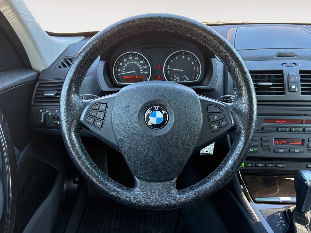 2008 BMW X3 3.0si AWD, PANORAMIC MOONROOF, HEATED STEERING WHEEL & SEATS, ROOF RACKS, POWER SEATS, WEATHER FLOOR MATS, ONLY 83K MILES, CLEAN CARFAX, LOCAL TRADE SERVICE RECORDS!!!