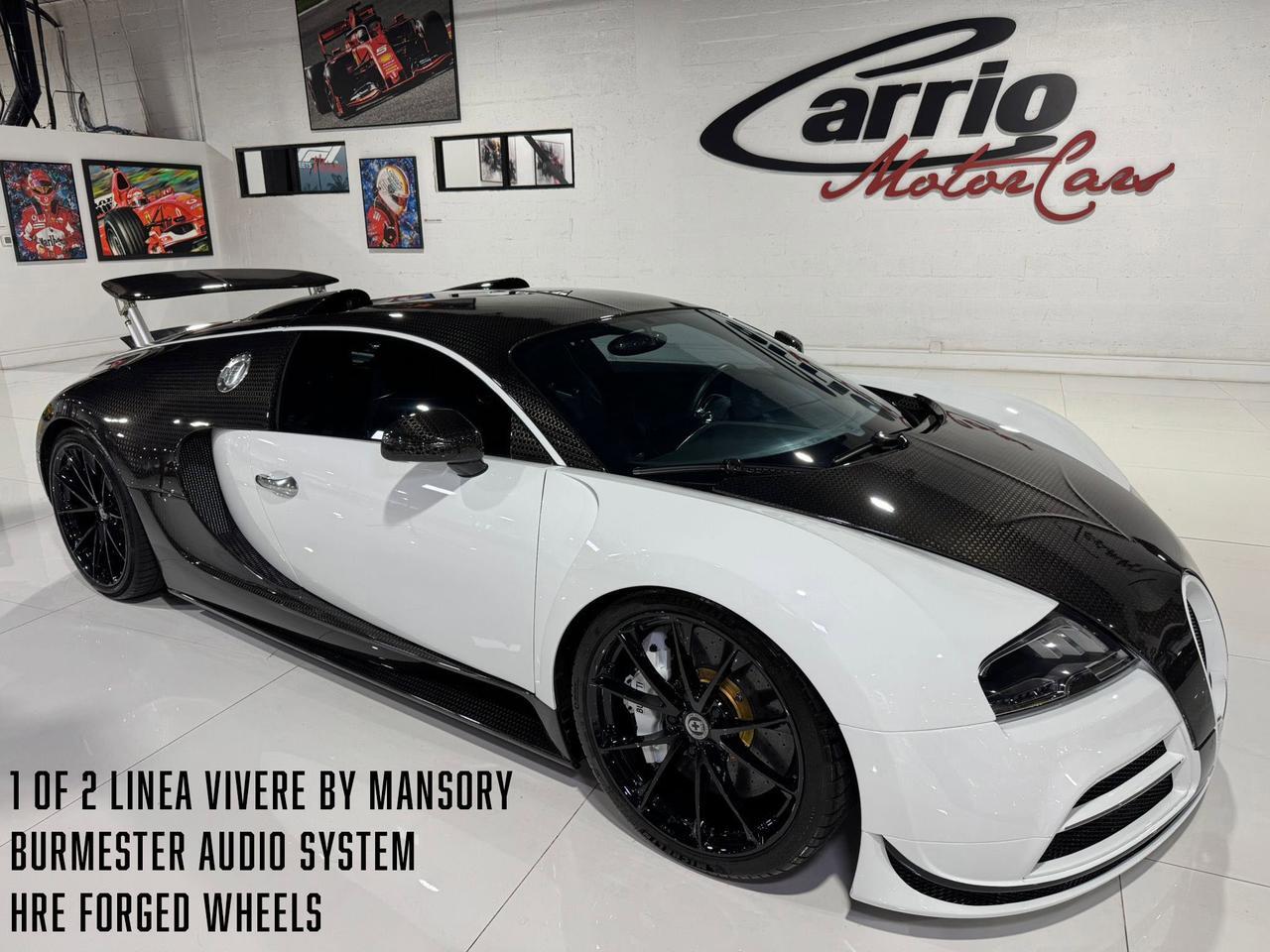 2008 Bugatti Veyron 1 of 2 Linea Vivere by Mansory!! HRE forged wheels, Burmester audio AND MUCH MORE!! Fort Lauderdale FL