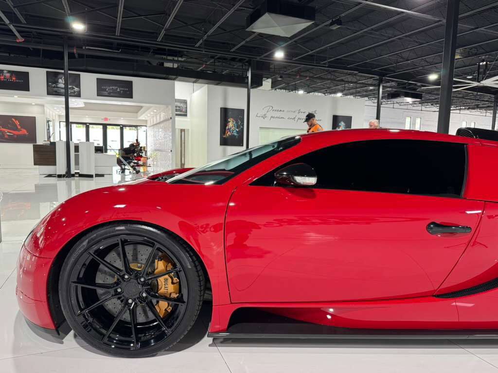 2008 Bugatti Veyron Italian Red paint, full PPF, custom interior, Ryft forged wheels/exhaust system AND MORE!!! Fort Lauderdale FL