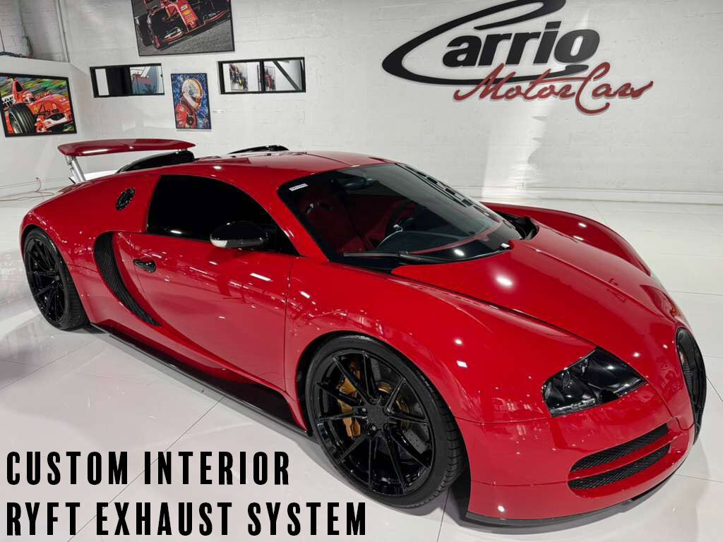 2008 Bugatti Veyron custom interior, Ryft exhaust system AND MORE!!!