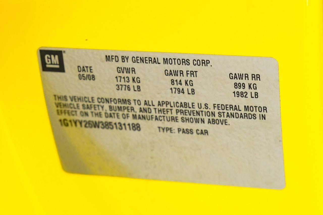 2008 Chevrolet Corvette AUTOMATIC LEATHER SEATS KEYLESS START DUAL POWER SEATS PADDLE SH Carrollton TX