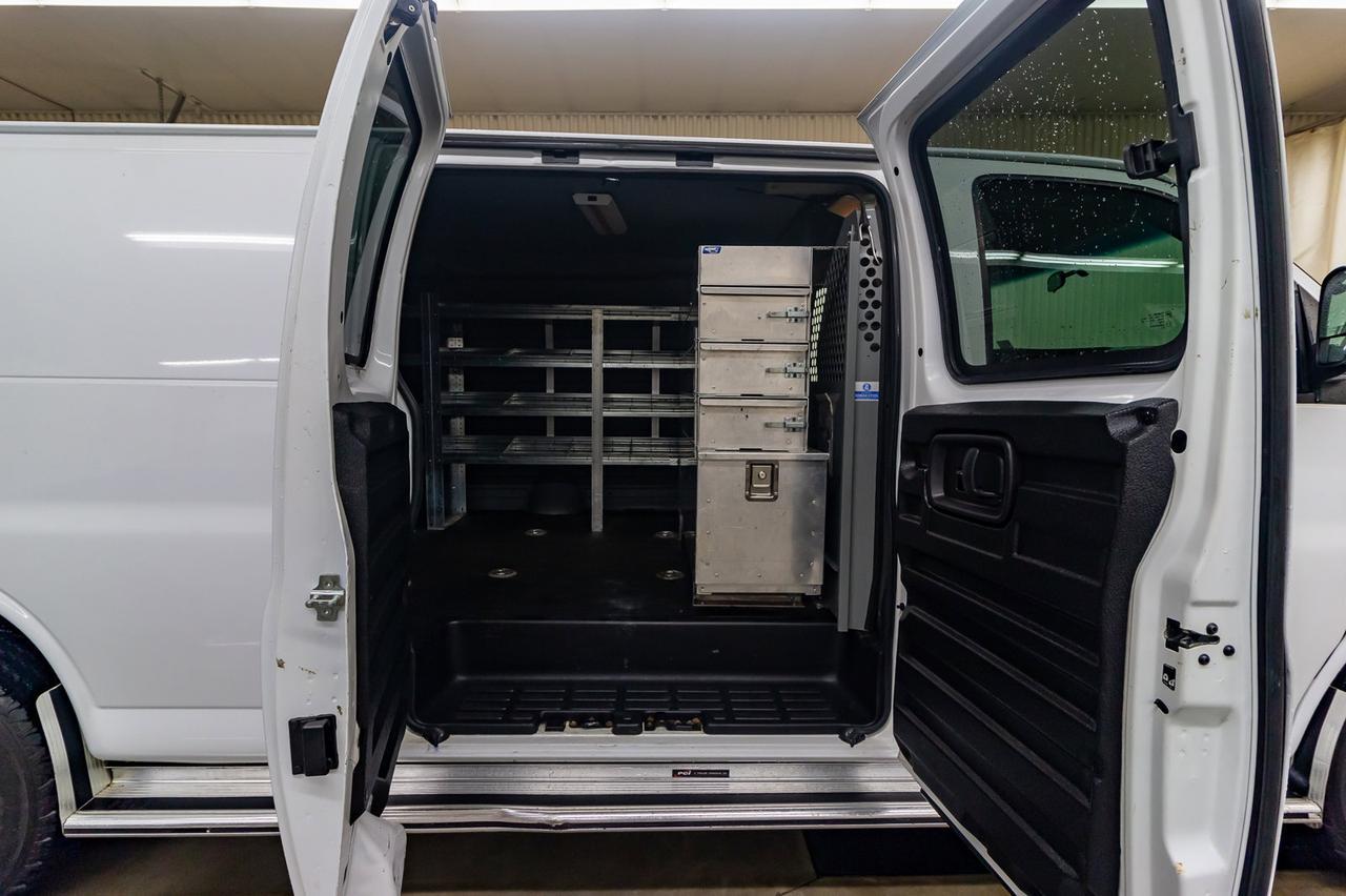 2008 Chevrolet Express G3500 Extended Cargo Van Shelving Red Deer AB