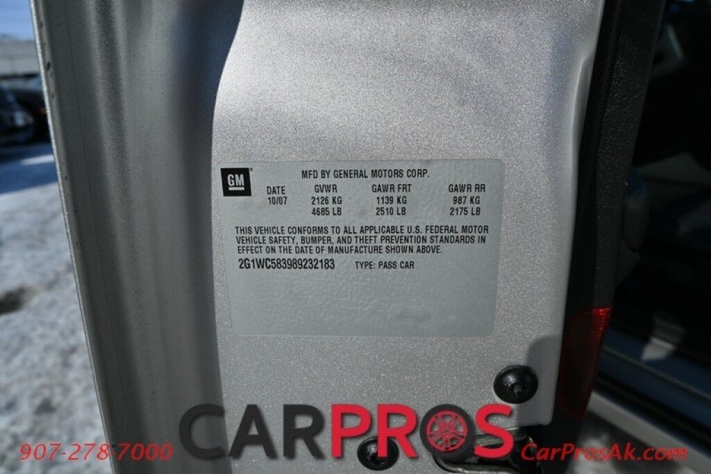 2008 Chevrolet Impala LT - Powered Leather Heated Seats - Power Windows & Door Locks - Remote Start W/ Keyless Entry - Cruise Control - A/C - CD/AM-FM - Sunroof Anchorage AK