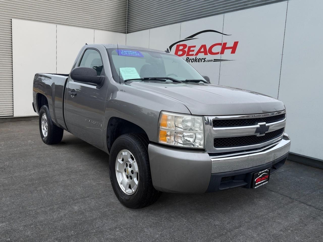 2008 Chevrolet Silverado 1500 W/T, TOW PACKAGE, BED LINER, CD PLAYER, AUX, TAILGATE STEP, THIS TRUCK IS READY FOR WORK OR PLAY!