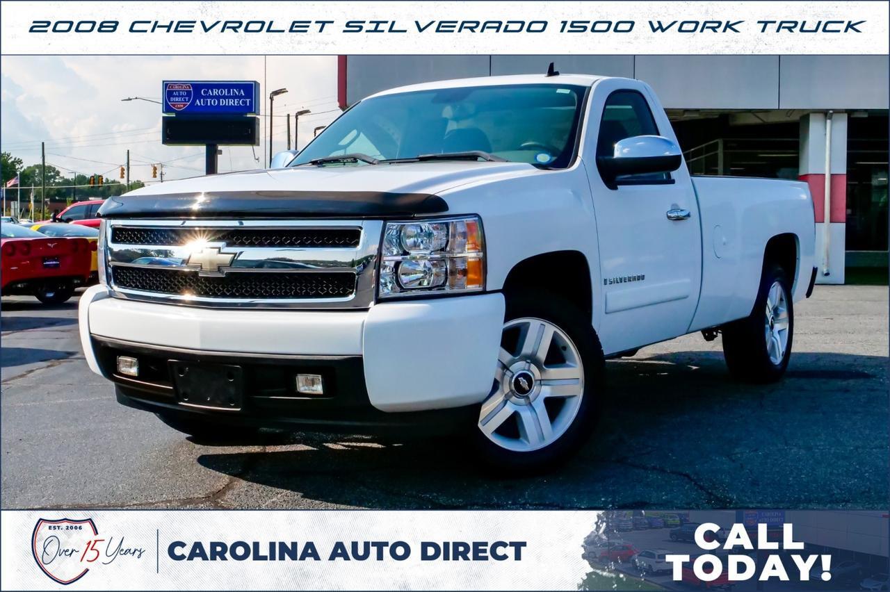 2008 Chevrolet Silverado 1500 Work Truck / Long Bed / 4.3L V6 / LOW MILES! Lincolnton NC