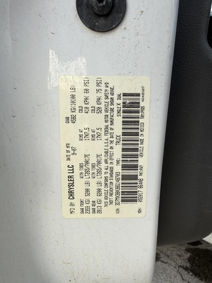 2008 Dodge 3500 SRW 4x4 Diesel 6-Speed ST Collinsville OK