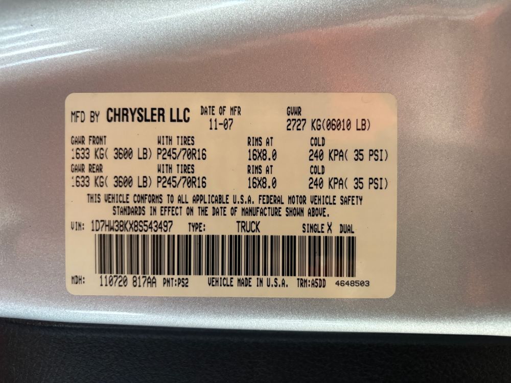 2008 Dodge Dakota SXT Franklin OH