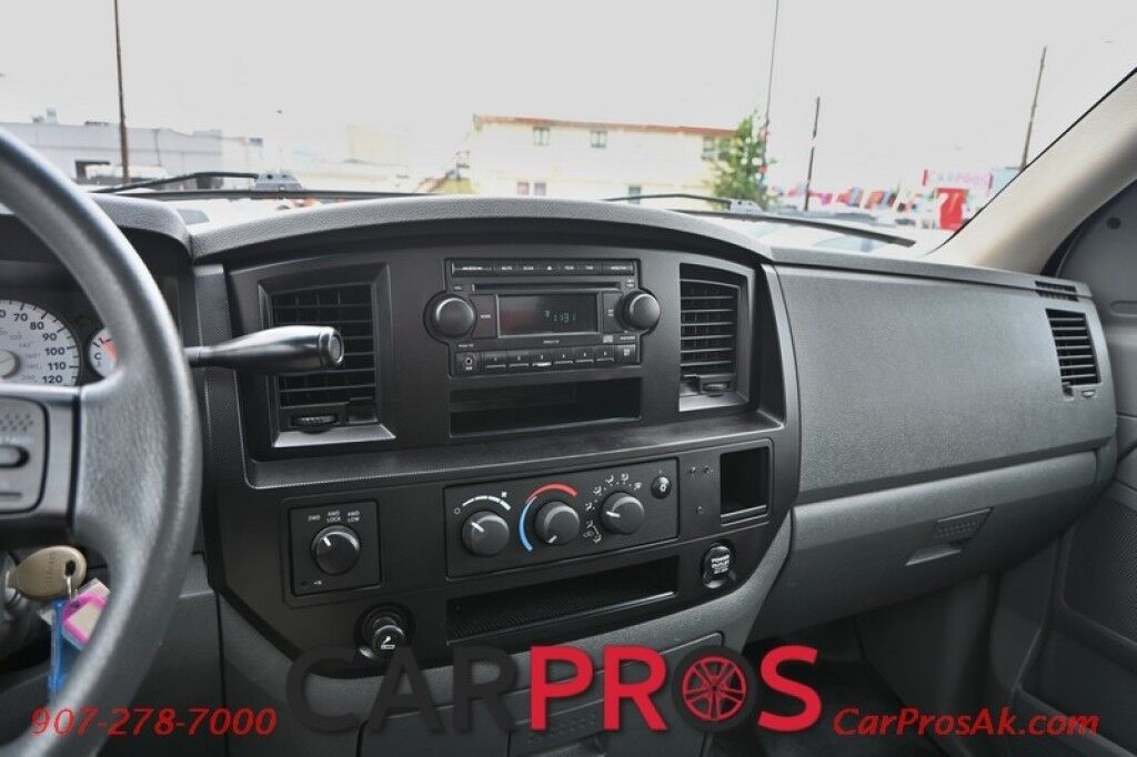 2008 Dodge Ram 1500 ST - 4X4 - 4.7L V8 - Regular Cab - Automatic - AM/FM - Aux Input & CD Player - Cruise Control - Tow Pkg - 1-Owner Anchorage AK