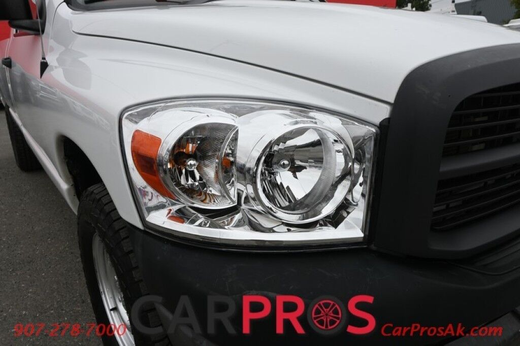 2008 Dodge Ram 1500 ST - 4X4 - 4.7L V8 - Regular Cab - Automatic - AM/FM - Aux Input & CD Player - Cruise Control - Tow Pkg - 1-Owner Anchorage AK