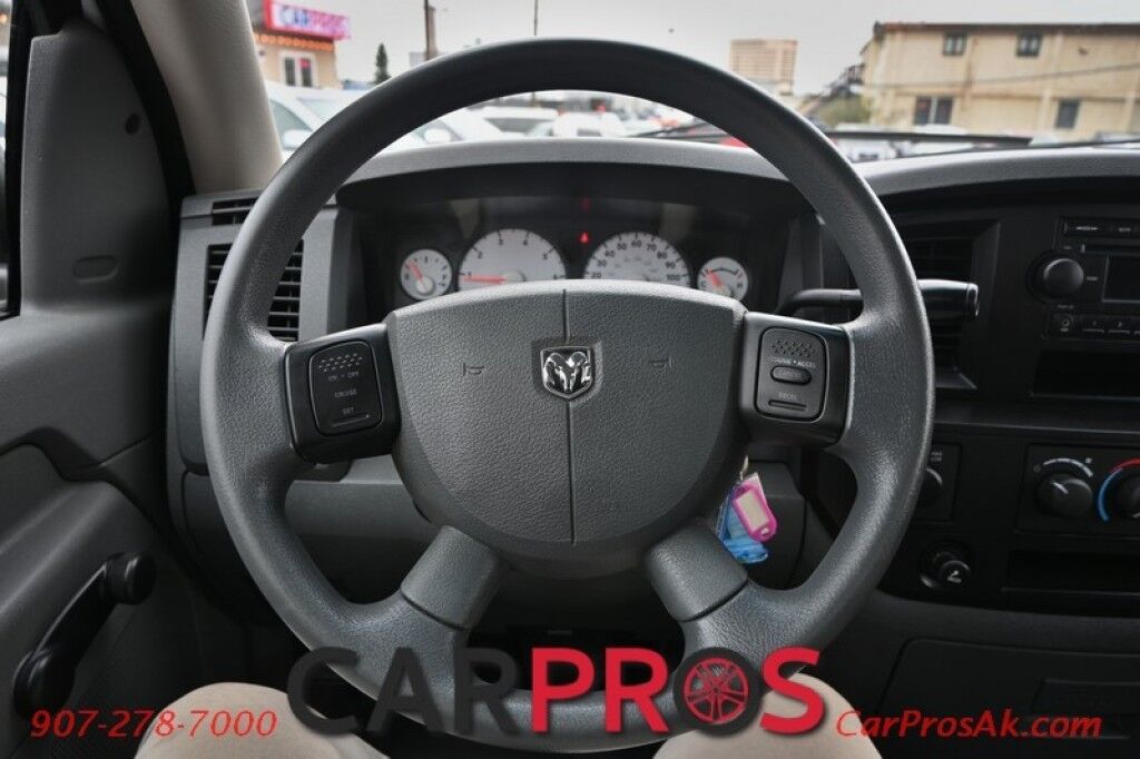 2008 Dodge Ram 1500 ST - 4X4 - 4.7L V8 - Regular Cab - Automatic - AM/FM - Aux Input & CD Player - Cruise Control - Tow Pkg - 1-Owner Anchorage AK