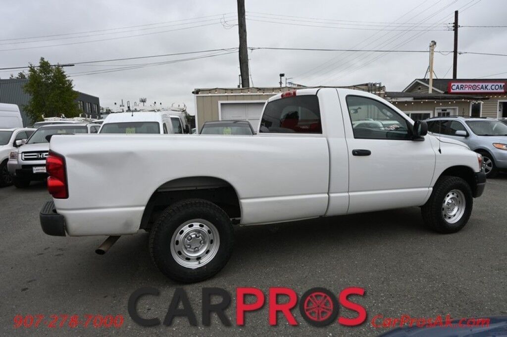 2008 Dodge Ram 1500 ST - 4X4 - 4.7L V8 - Regular Cab - Automatic - AM/FM - Aux Input & CD Player - Cruise Control - Tow Pkg - 1-Owner Anchorage AK