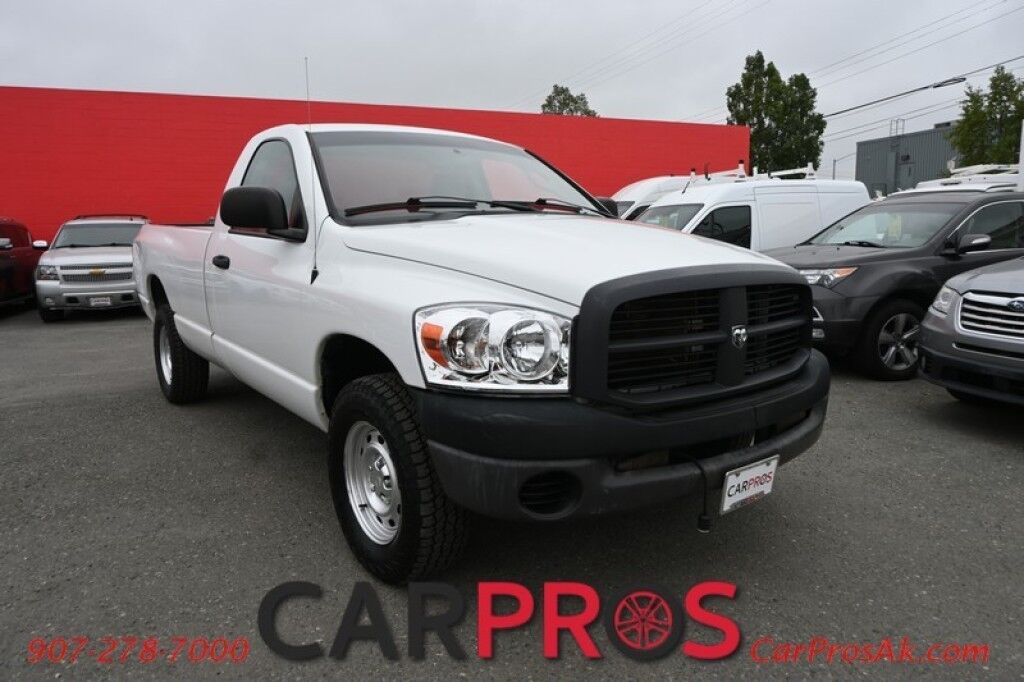 2008 Dodge Ram 1500 ST - 4X4 - 4.7L V8 - Regular Cab - Automatic - AM/FM - Aux Input & CD Player - Cruise Control - Tow Pkg - 1-Owner