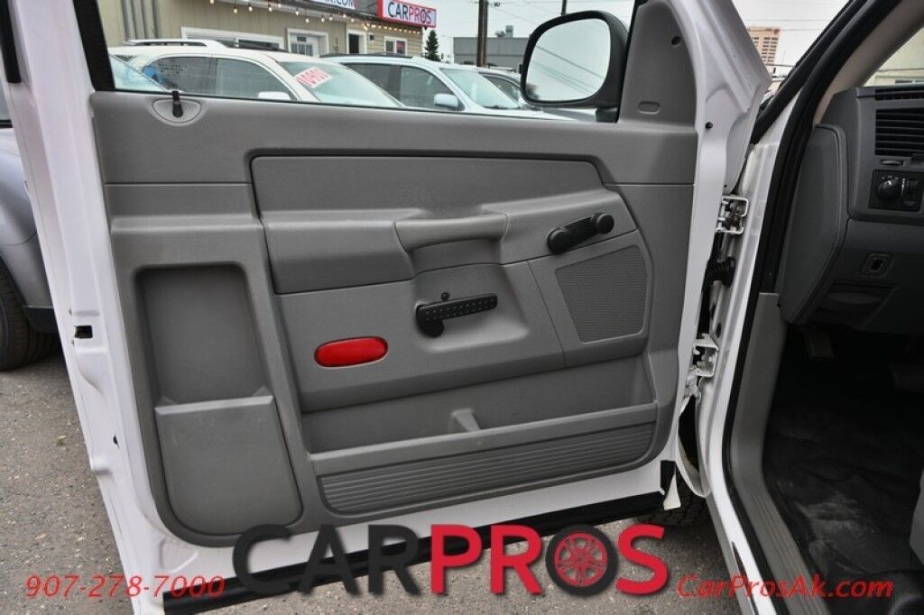 2008 Dodge Ram 1500 ST - 4X4 - 4.7L V8 - Regular Cab - Automatic - AM/FM - Aux Input & CD Player - Cruise Control - Tow Pkg - 1-Owner Anchorage AK
