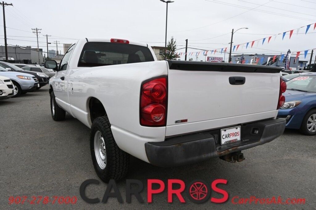 2008 Dodge Ram 1500 ST - 4X4 - 4.7L V8 - Regular Cab - Automatic - AM/FM - Aux Input & CD Player - Cruise Control - Tow Pkg - 1-Owner Anchorage AK
