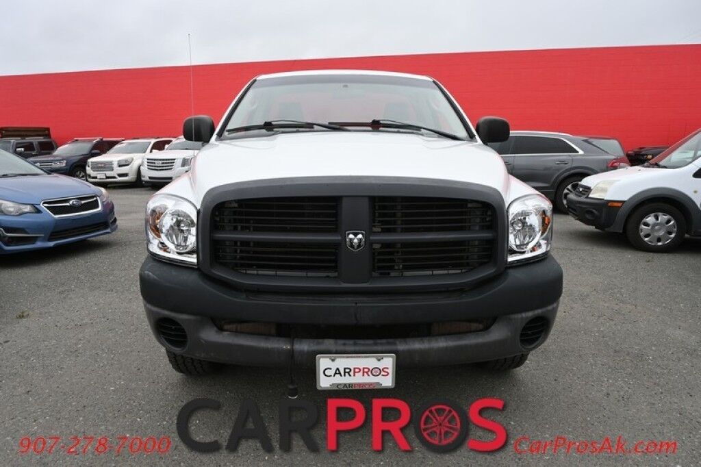 2008 Dodge Ram 1500 ST - 4X4 - 4.7L V8 - Regular Cab - Automatic - AM/FM - Aux Input & CD Player - Cruise Control - Tow Pkg - 1-Owner Anchorage AK