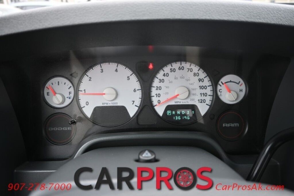 2008 Dodge Ram 1500 ST - 4X4 - 4.7L V8 - Regular Cab - Automatic - AM/FM - Aux Input & CD Player - Cruise Control - Tow Pkg - 1-Owner Anchorage AK