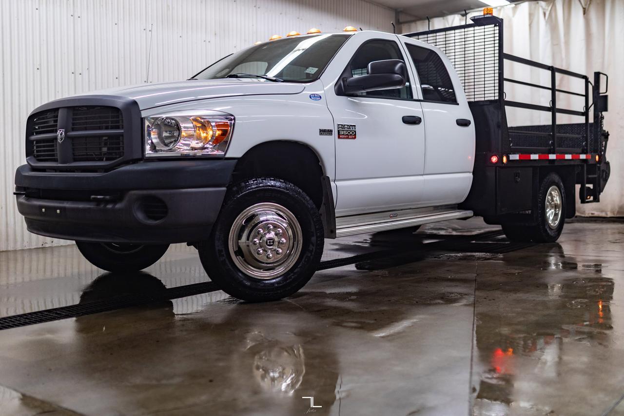 2008 Dodge Ram 3500 4x2 Crew Cab ST Dually Deck Power Liftgate Red Deer AB