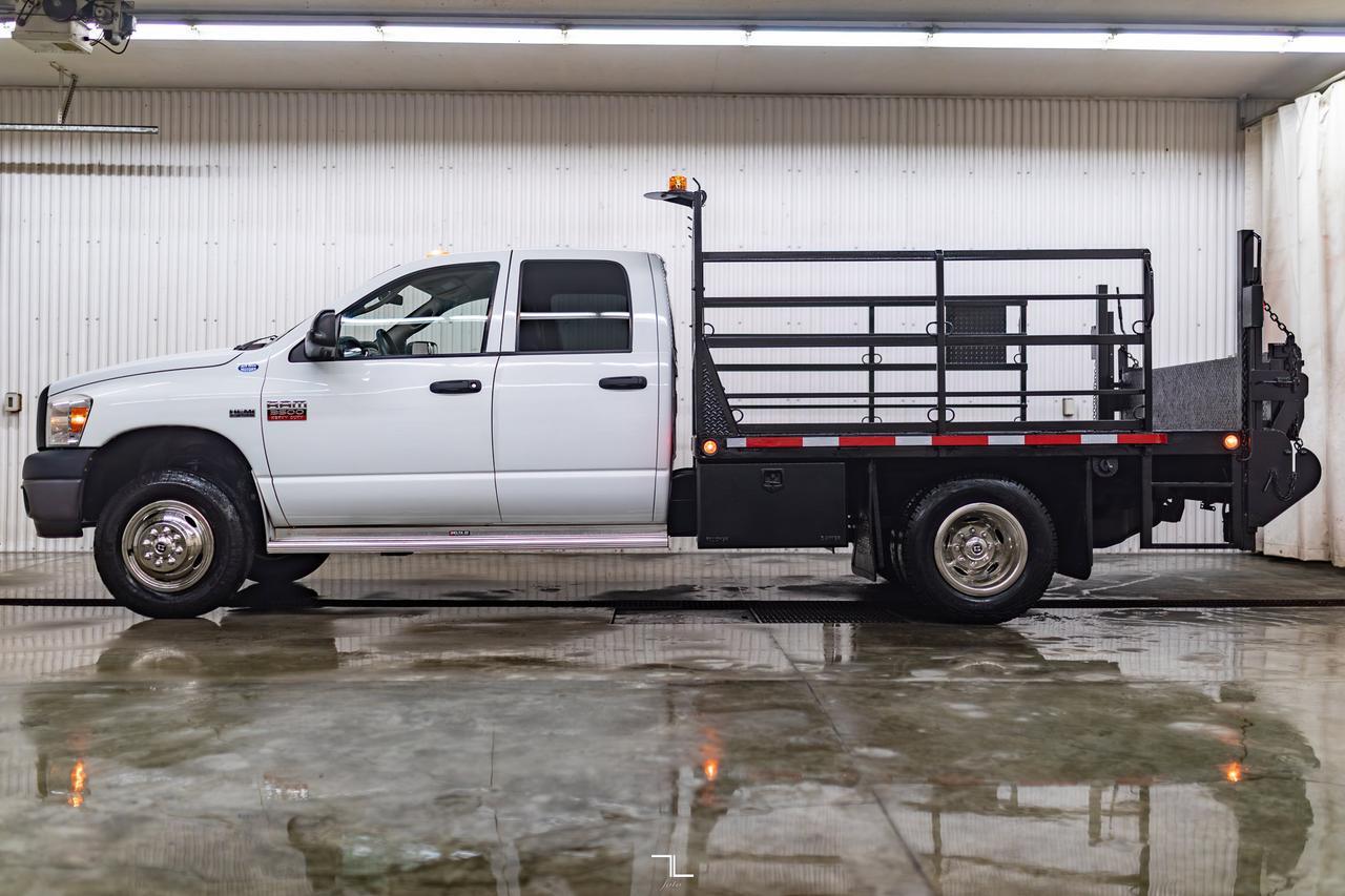 2008 Dodge Ram 3500 4x2 Crew Cab ST Dually Deck Power Liftgate Red Deer AB