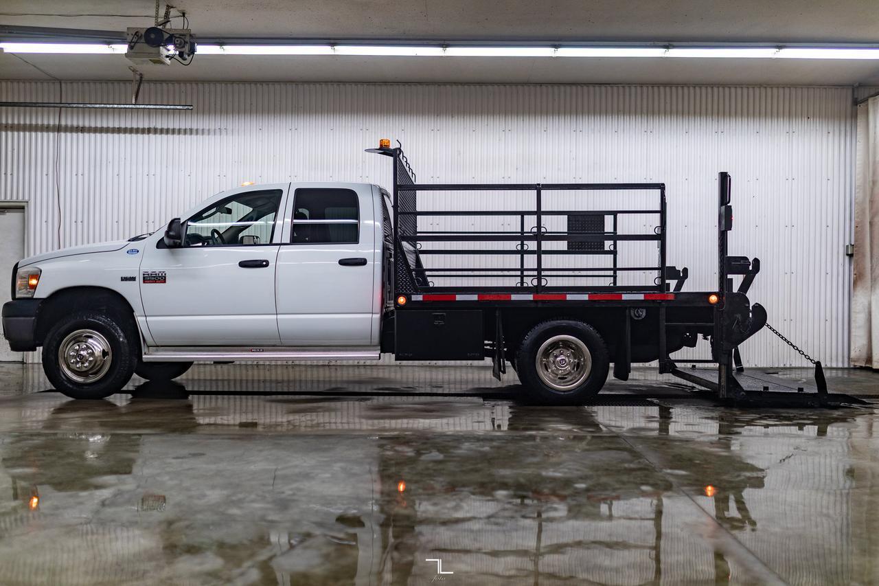 2008 Dodge Ram 3500 4x2 Crew Cab ST Dually Deck Power Liftgate Red Deer AB