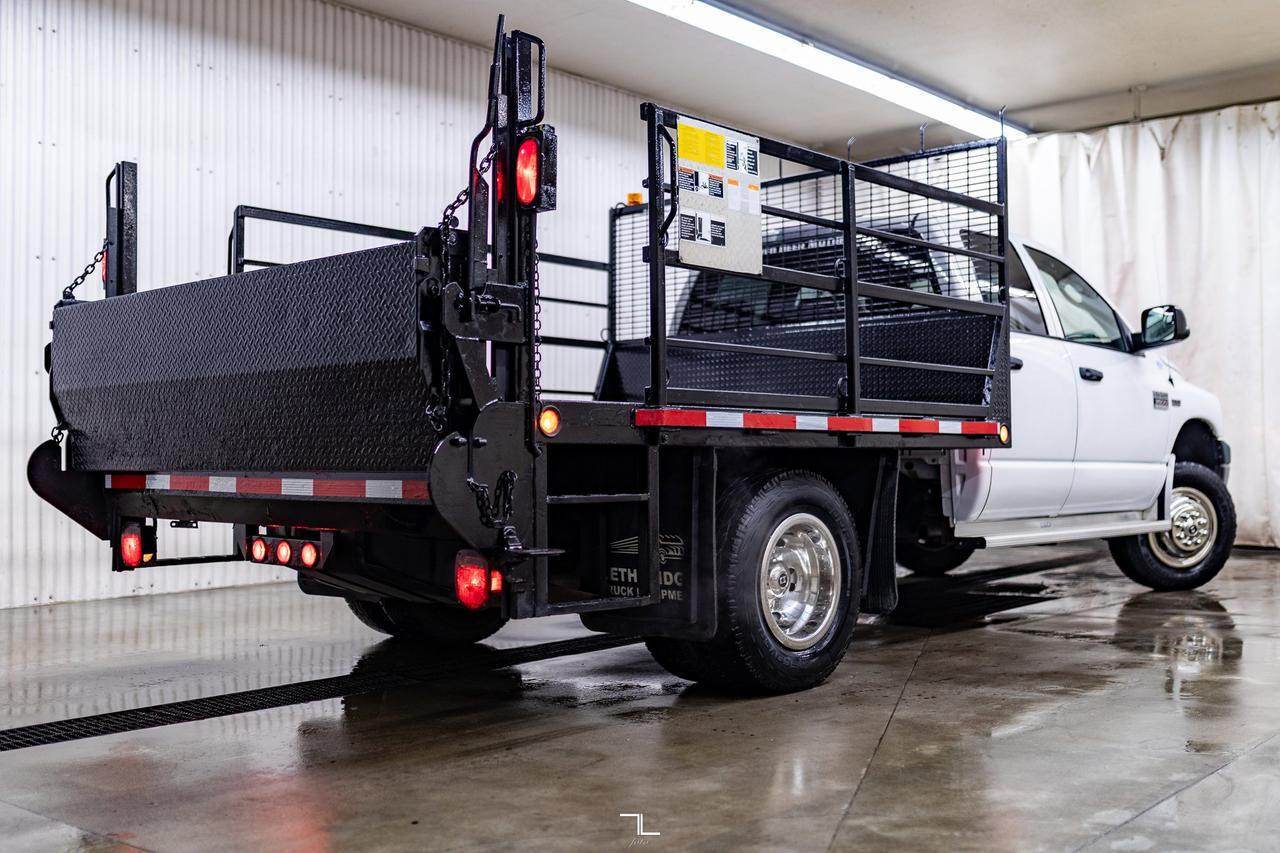 2008 Dodge Ram 3500 4x2 Crew Cab ST Dually Deck Power Liftgate Red Deer AB