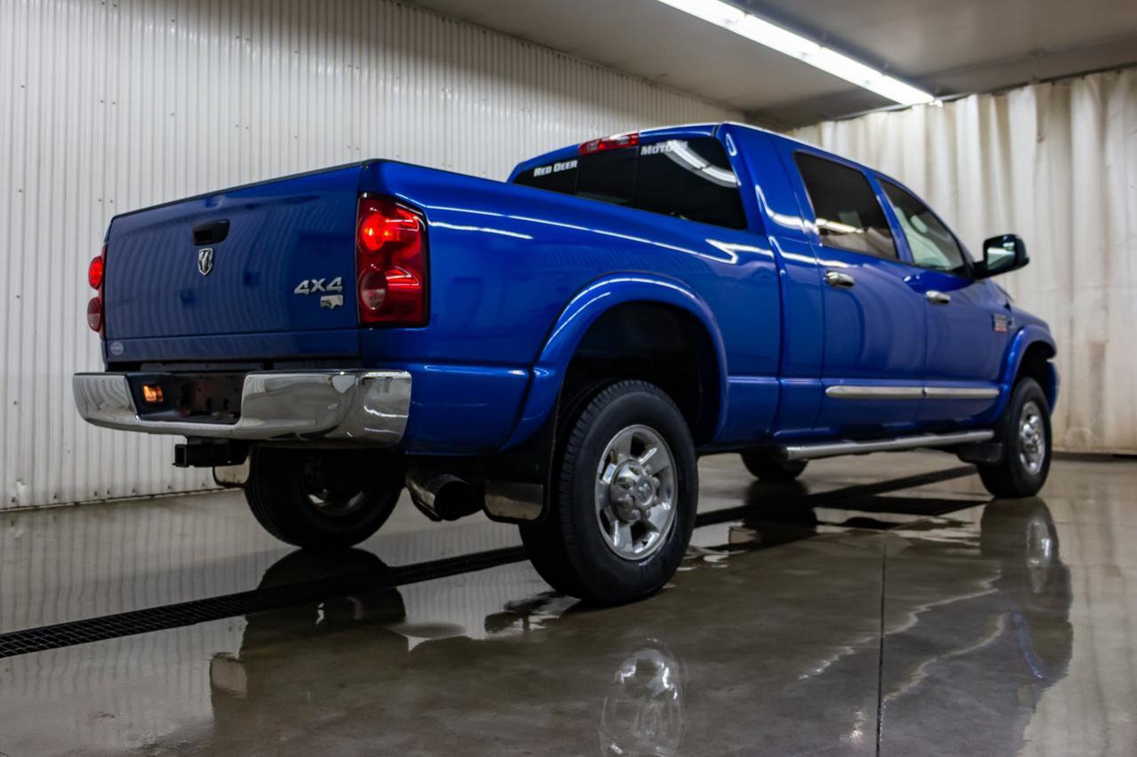 2008 Dodge Ram 3500 4x4 Mega Cab Laramie Diesel Leather Nav DVD Red Deer AB