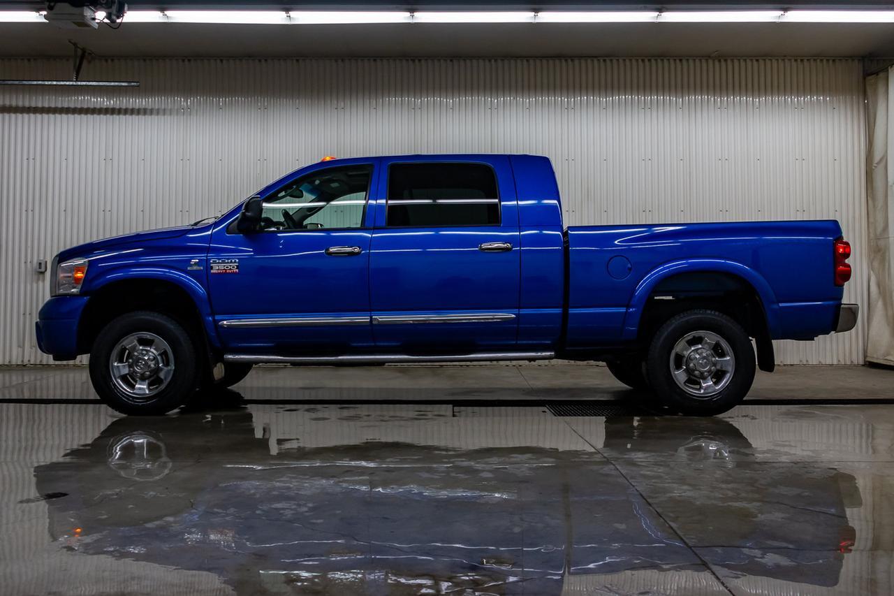 2008 Dodge Ram 3500 4x4 Mega Cab Laramie Diesel Leather Nav DVD Red Deer AB