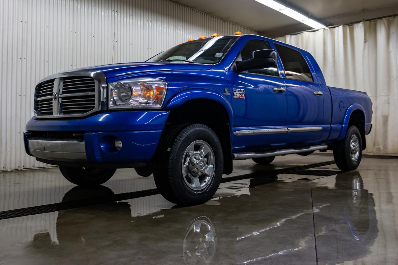 2008 Dodge Ram 3500 4x4 Mega Cab Laramie Diesel Leather Nav DVD Red Deer AB