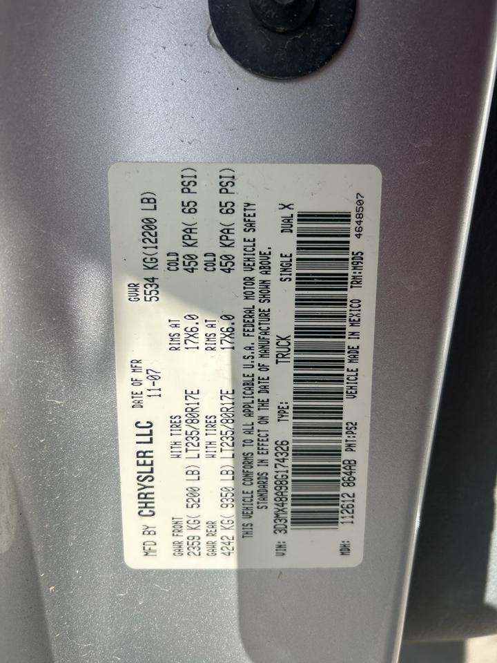 2008 Dodge Ram 3500 SLT Crestwood KY