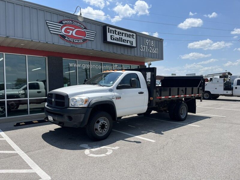 2008 Dodge Ram 5500 4x4 Diesel Flatbed 24k Exempt mi's Collinsville OK