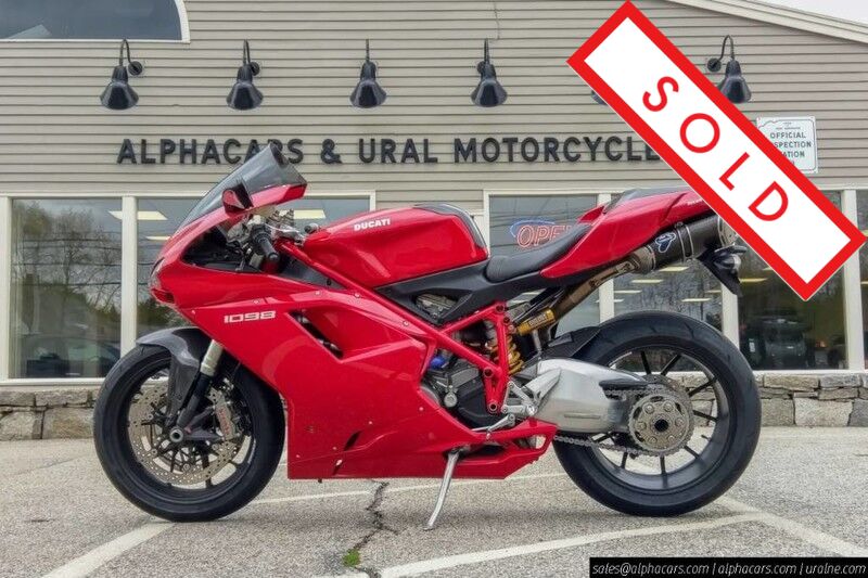 2008 Ducati 1098 Superbike Boston MA