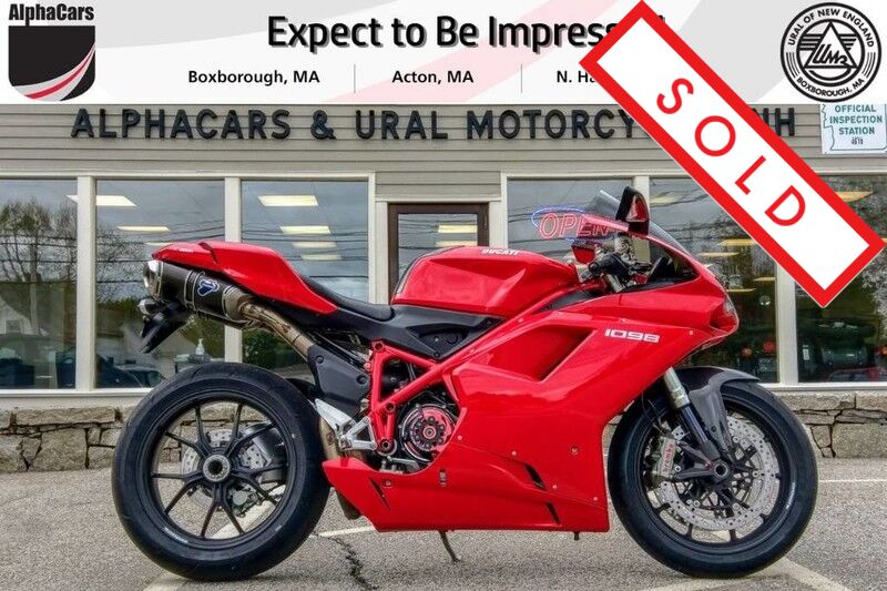 2008 Ducati 1098 Superbike Boston MA