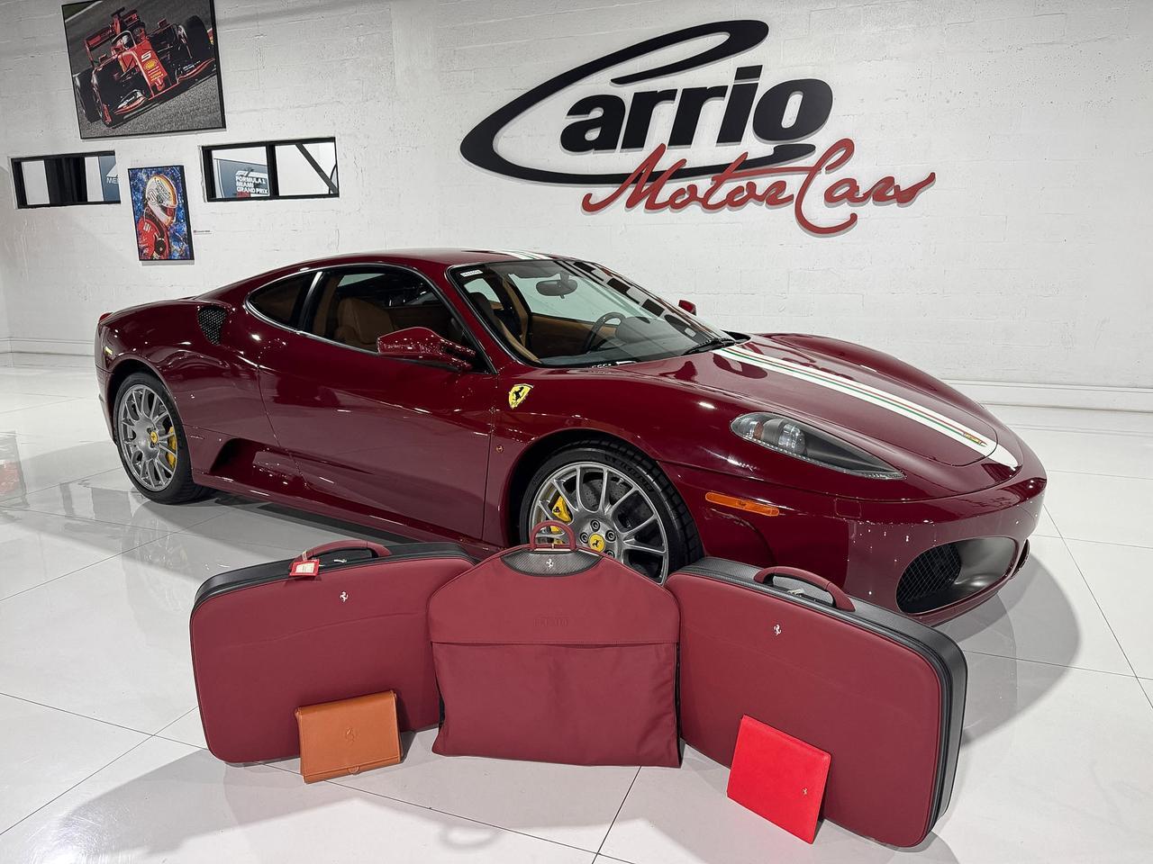 2008 Ferrari 430 FACTORY GATED MANUAL!! Rosso Barchetta paint, Cuoio interior, matching Schedoni luggage AND MORE!! Fort Lauderdale FL