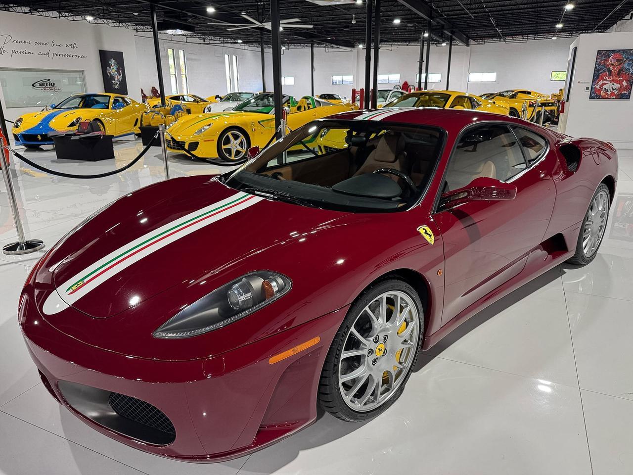 2008 Ferrari 430 FACTORY GATED MANUAL!! Rosso Barchetta paint, Cuoio interior, matching Schedoni luggage AND MORE!! Fort Lauderdale FL